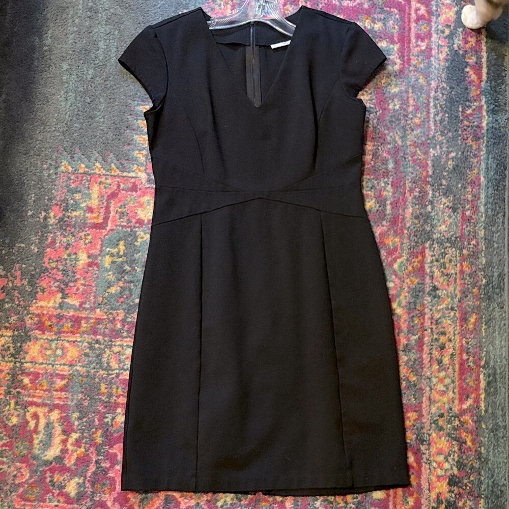 Halogen Elegant Black Dress with full back zipper